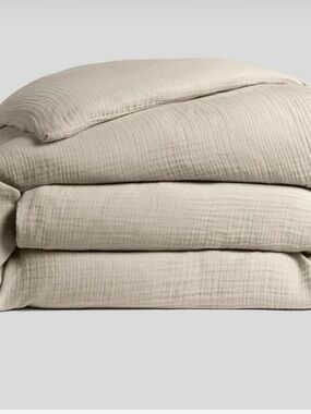 Parachute Organic Cloud Cotton Duvet Cover King/Cal King in Bone